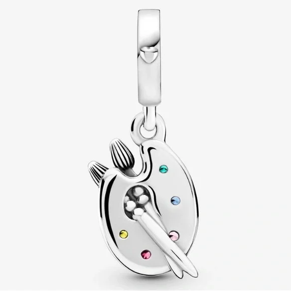 Artist's Palette Dangle Charm - Picture 4 of 7